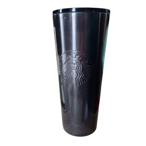 Starbucks‎ 2019 Black Glitter Gradient Stainless Steel Cold Cup Tumbler
